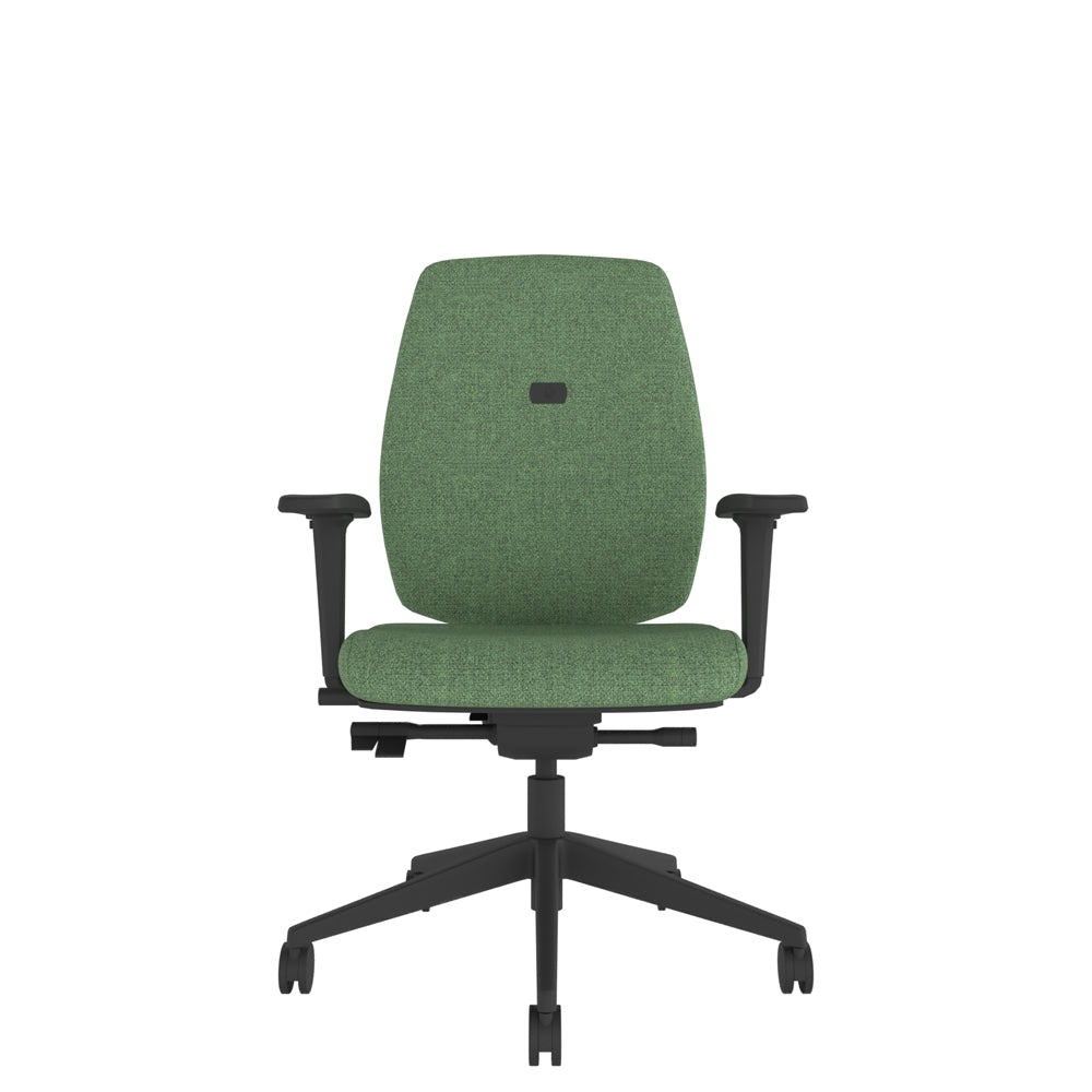 YE102 YOU Upholstered Ergo Chair With 2D Arms