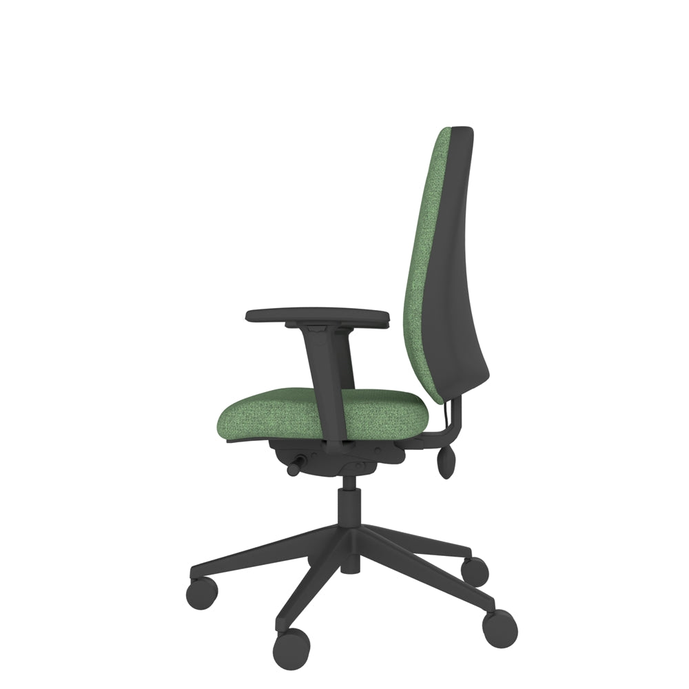 YE102 YOU Upholstered Ergo Chair With 2D Arms