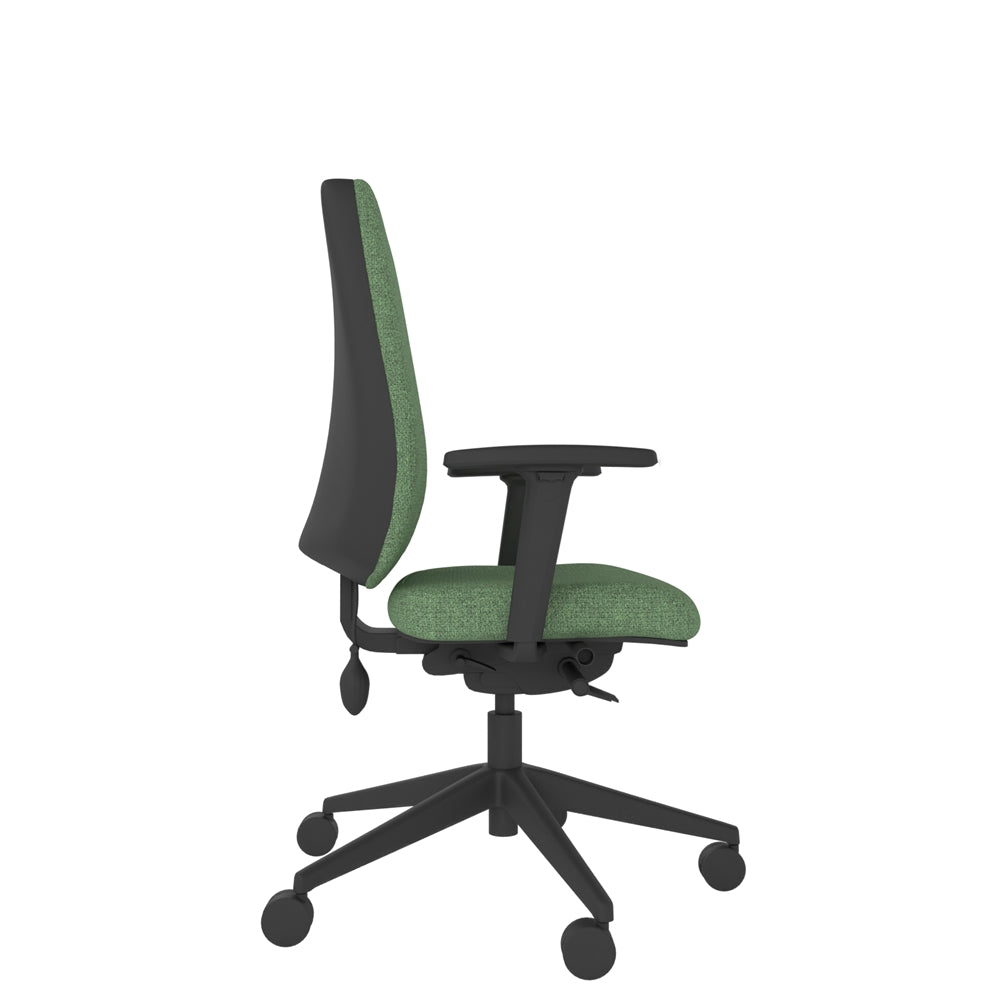 YE102 YOU Upholstered Ergo Chair With 2D Arms