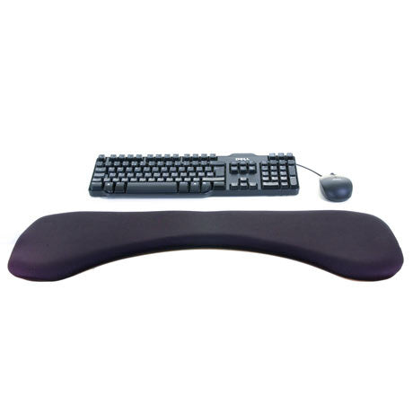 Handy Combi Comfort Forearm Support set up with keyboard and mouse