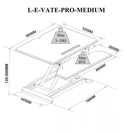L-E-Vate Pro Standing Desk