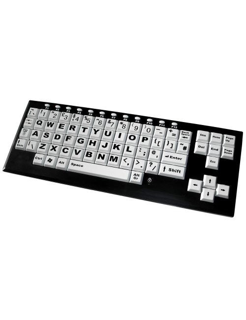 MHVKB - Monster Keyboard - Upper Case White Keys