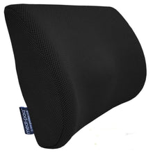 Memory Foam Back Support Cushion - Black