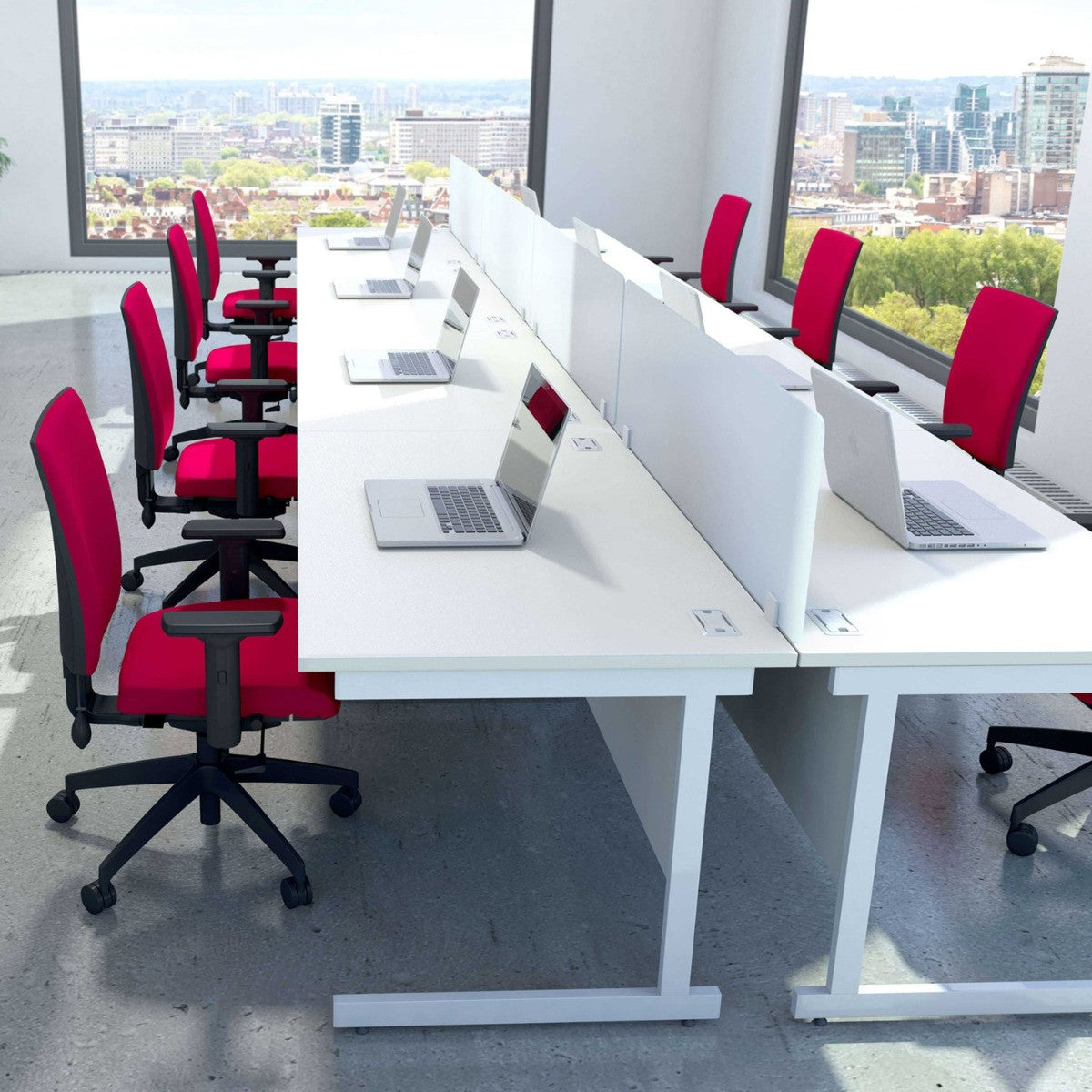 Satellite Rectangular Desk - Cantilever
